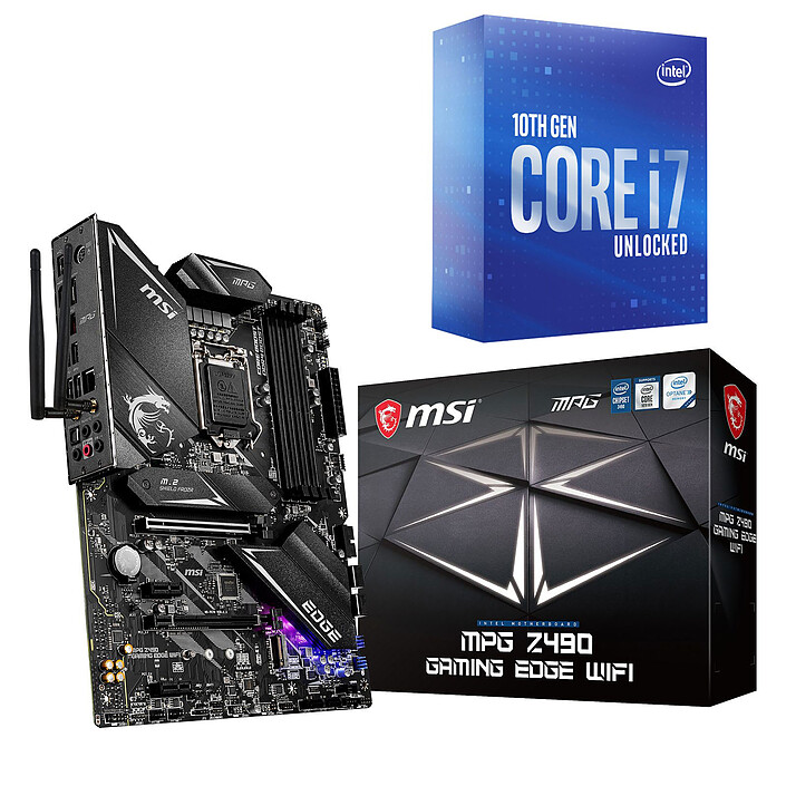 MSI MPG Z490 GAMING EDGE WIFI Core i7K PC Upgrade Kit
