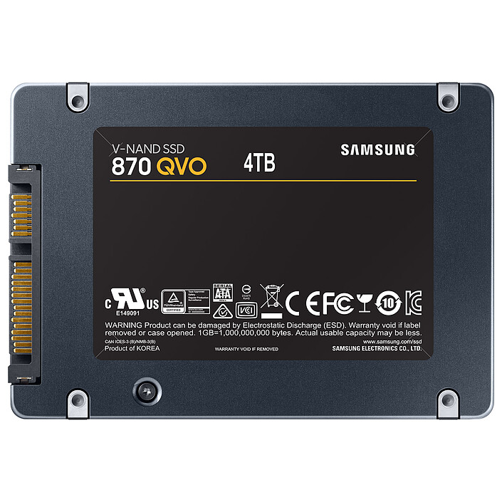 Samsung SSD 870 QVO 4 To pas cher
