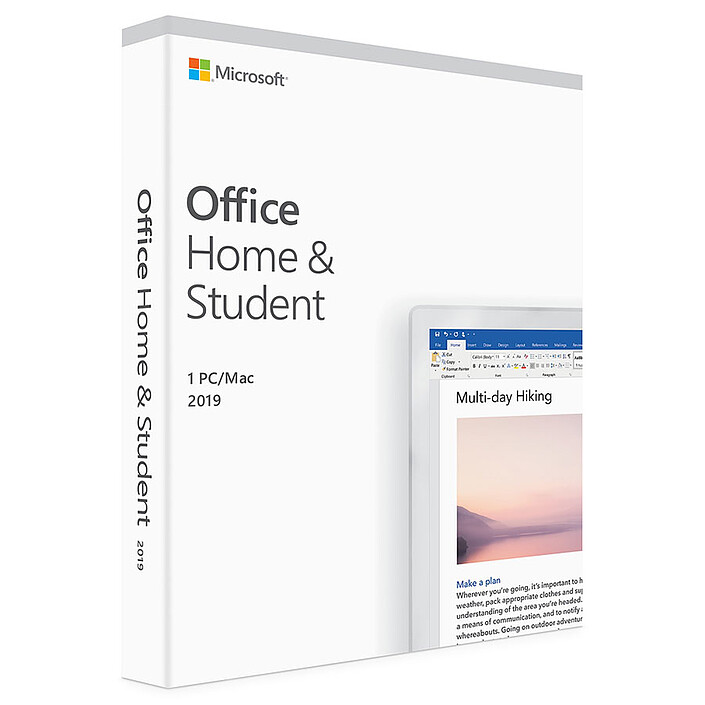 Microsoft Office Famille et Etudiant 2019