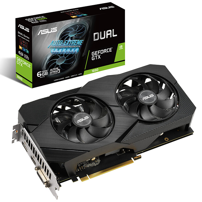 ASUS GeForce GTX 1660 DUAL-GTX1660-6G-EVO