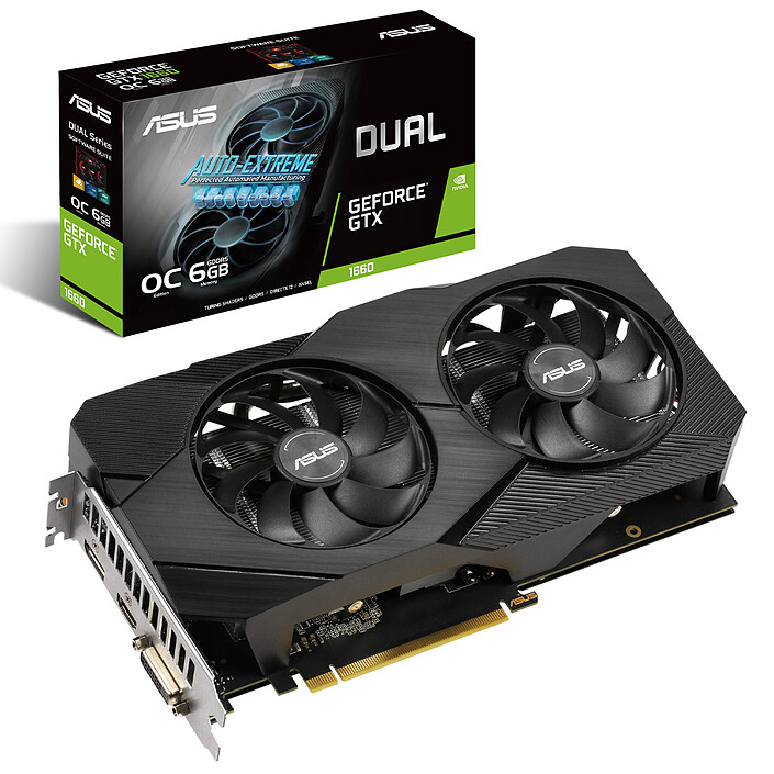 ASUS GeForce GTX 1660 DUAL-GTX1660-O6G-EVO