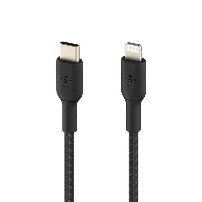 Review Belkin USB-C to Lightning MFI cable (black) - 1m