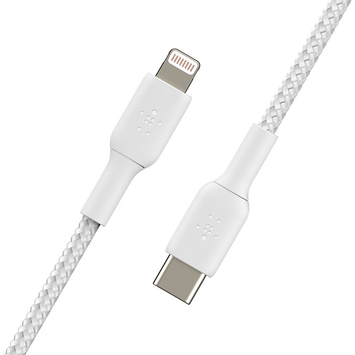 Acheter Belkin Câble USB-C vers Lightning MFI renforcé (Blanc) - 1 m