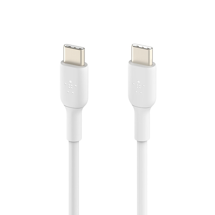 Avis Belkin Câble USB-C vers USB-C 60 W (Blanc) - 1 m