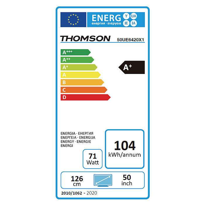 Thomson 50UE6420 pas cher
