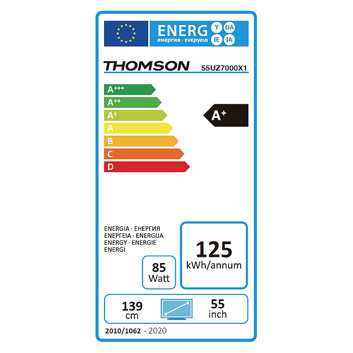 Thomson 55UZ7000 pas cher
