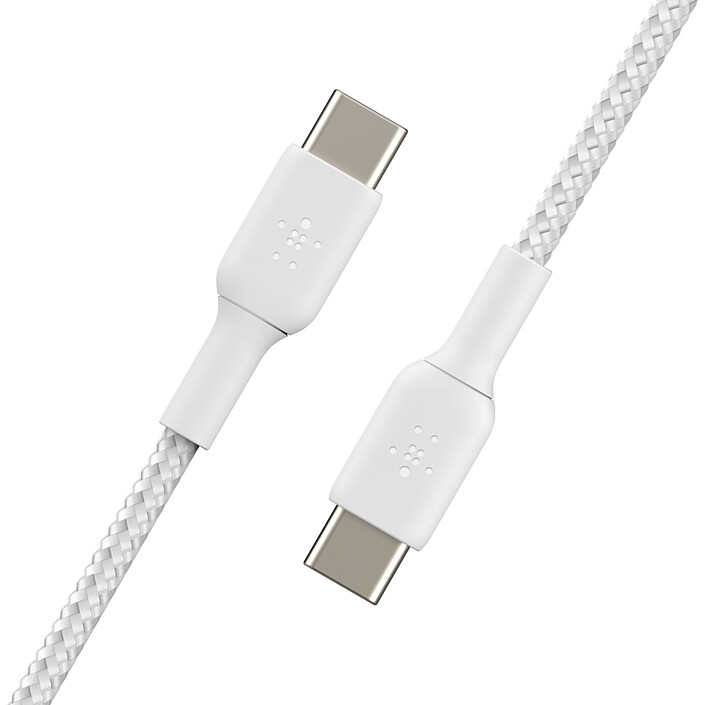 Acheter Belkin Câble USB-C vers USB-C renforcé 60 W (Blanc) - 1 m