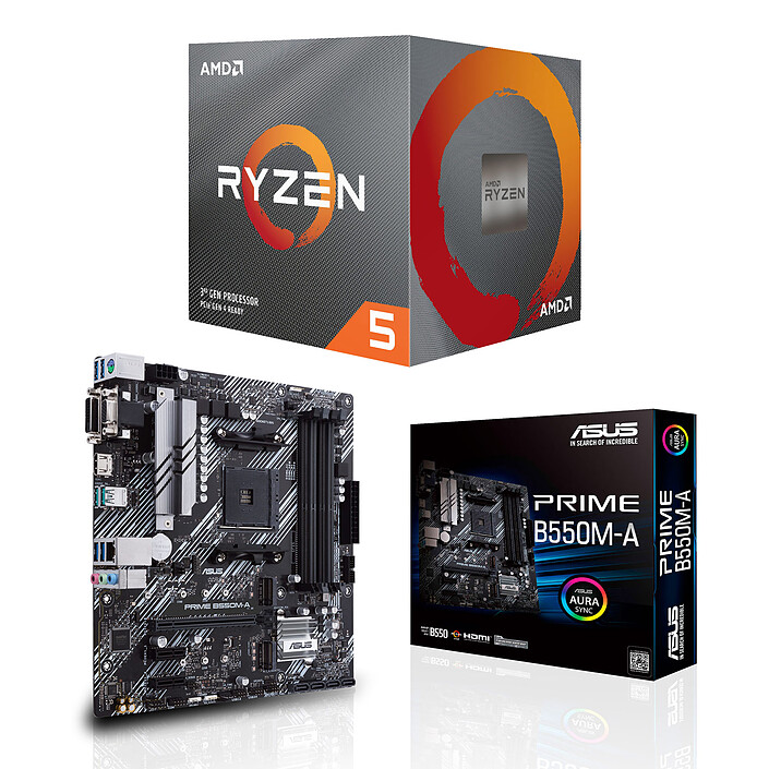 Kit Upgrade PC AMD Ryzen 5 3600 ASUS PRIME B550M-A