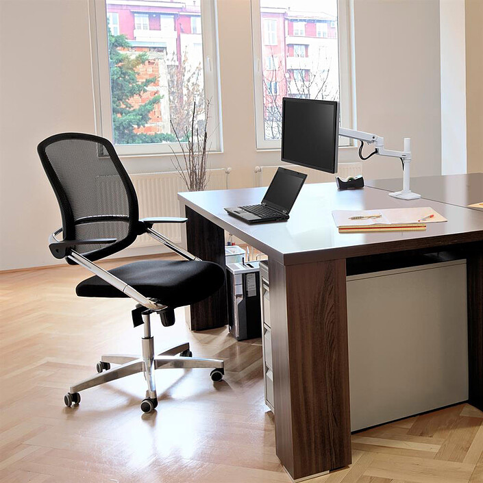 Ergotron LX Desk Mount LCD Monitor Arm Tall Pole Blanc pas cher