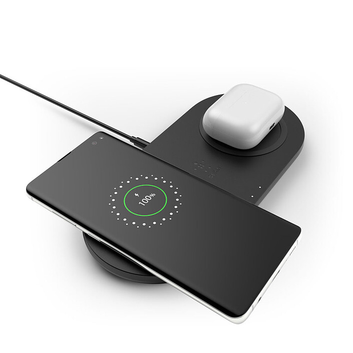 Review Belkin Double Induction Charging Station Boost Charge (Black)