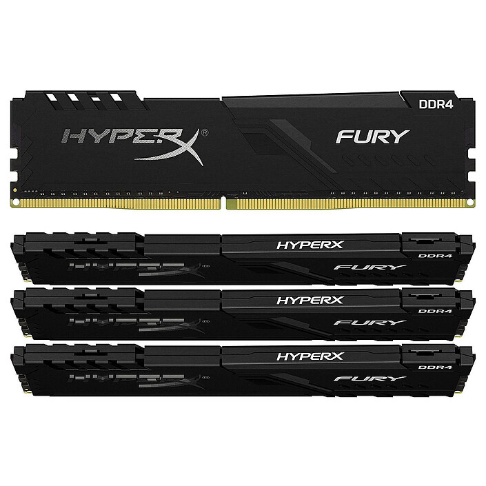 HyperX Fury 128 Go (4 x 32 Go) DDR4 3600 MHz CL18