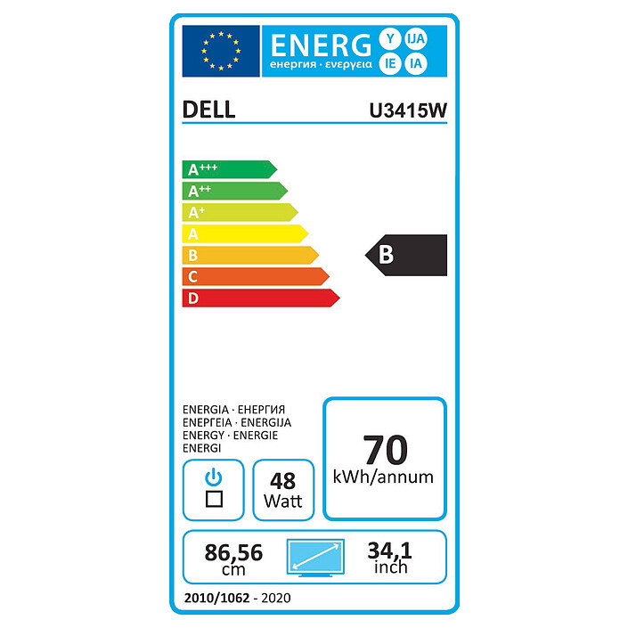 Dell 34" LED - UltraSharp U3415W pas cher