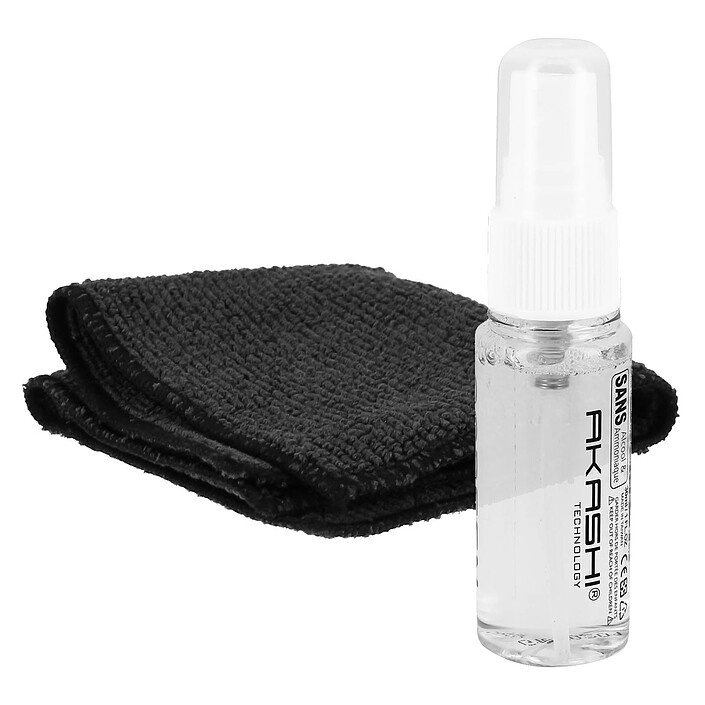 Akashi Kit de nettoyage écran antibactérien 2-en-1