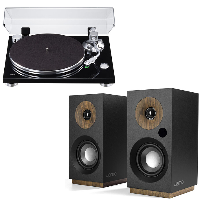 Teac TN-3B Noir + Jamo S 801 PM Noir