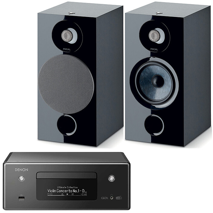 Denon RCD-N11DAB Black Focal Chora 806 Black