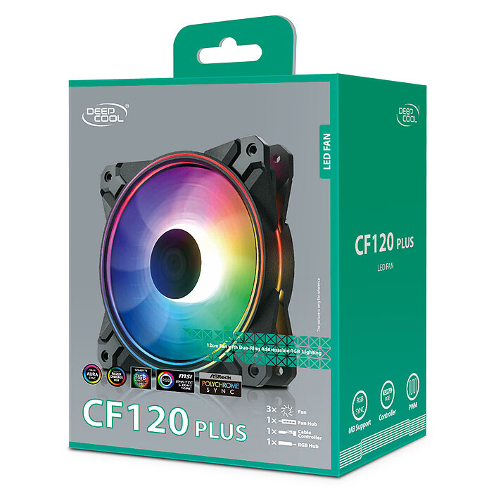 DeepCool CF120 PLUS (par 3) pas cher
