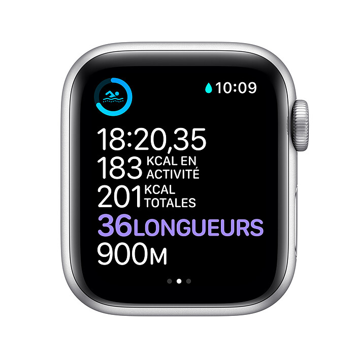 Acheter Apple Watch Series 6 GPS Aluminium Silver Sport Band White 40 mm