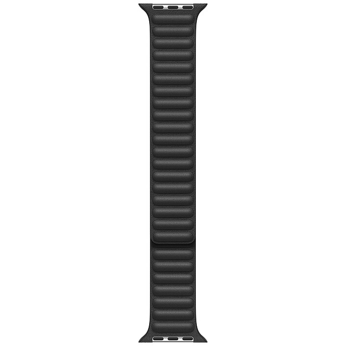 Apple Bracelet Leather Link 44 mm Black - Large