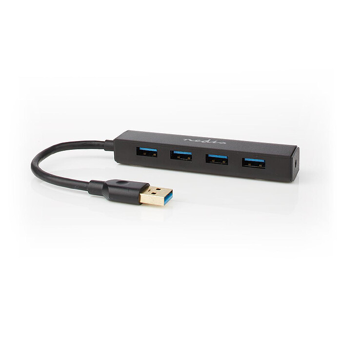 Nedis Hub USB 4 Ports USB 3.0 Noir