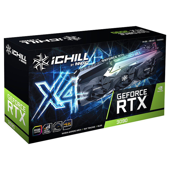 INNO3D GeForce RTX 3090 ICHILL X4 RGB LHR pas cher