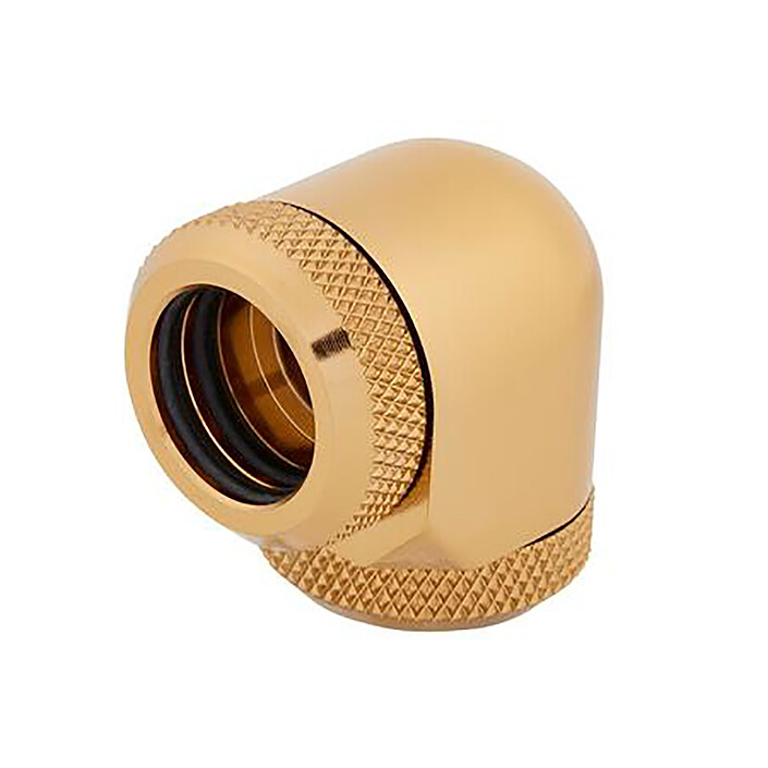 Acheter Corsair Hydro X Series XF Hardline Embout 90° 14mm OD - Or (x 2)