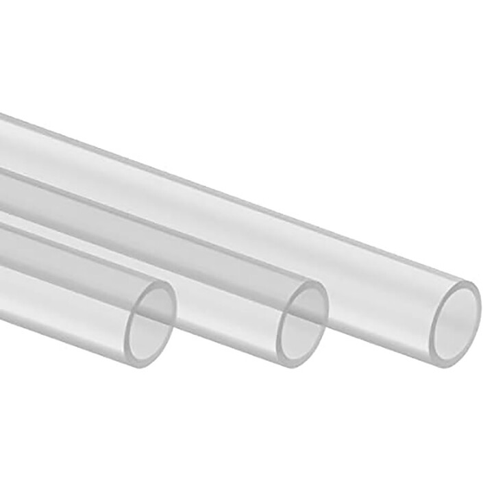 Corsair Hydro X Series XT Hardline Tuyaux rigides 10/14 mm - Satin Transparent - 1 m (x3)