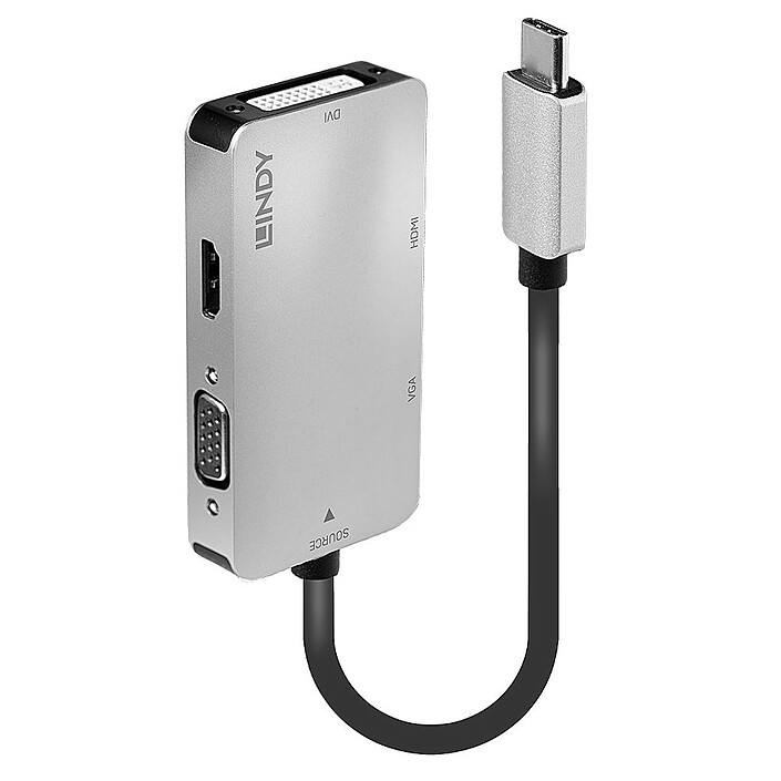 Lindy USB Type C to Triple Display Adapter