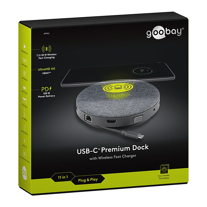 Goobay USB-C Premium Dock pas cher