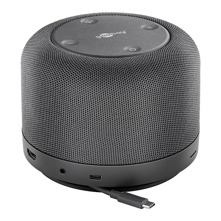 Goobay USB-C Premium Dock with multi-media speaker