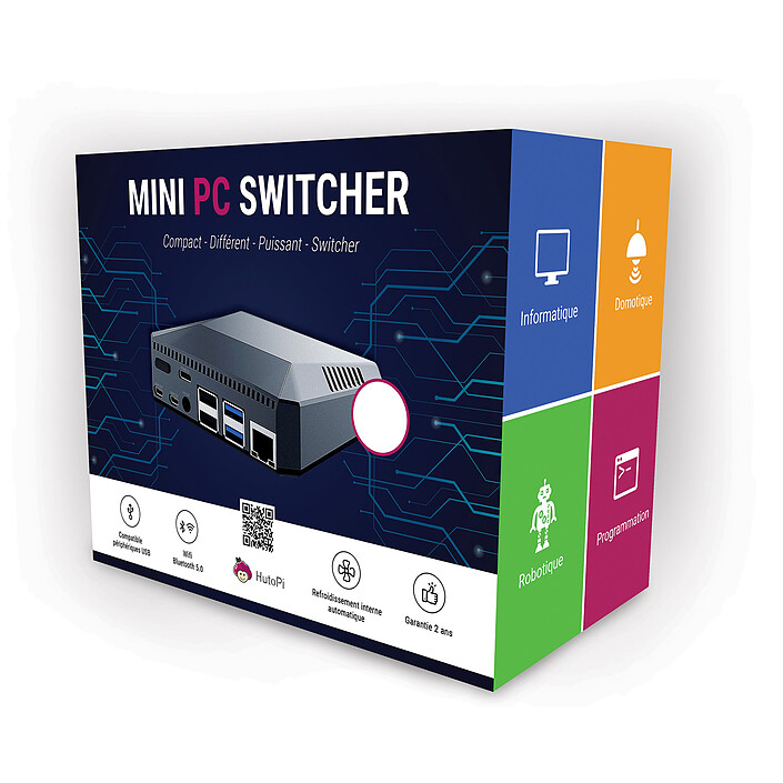 Hutopi Mini PC Switcher - 8GB/128GB