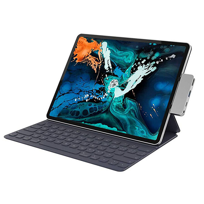 Avis HyperDrive Hub USB-C 4-en-1 pour iPad Pro / Air 2020 (Gris)