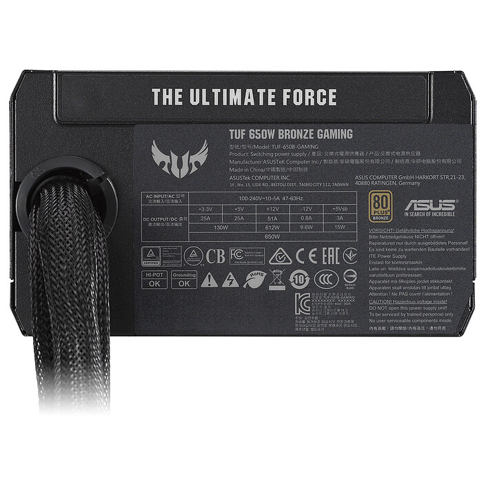 ASUS TUF-GAMING-650B 80PLUS Bronze pas cher