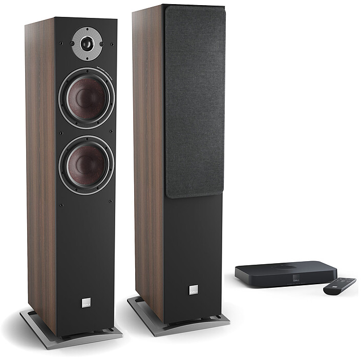 Dali Oberon 7 C Noyer foncé + Sound Hub Compact