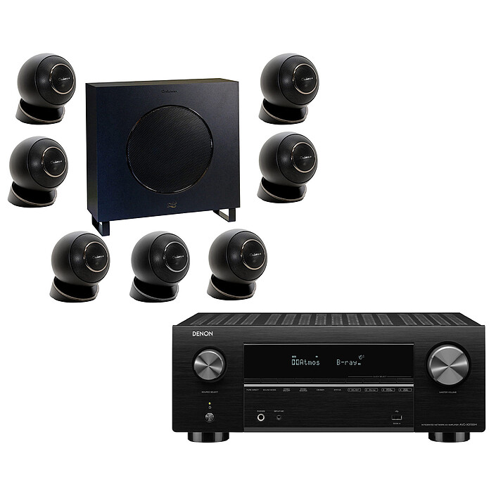 Denon AVC-X3700H Noir + Cabasse Eole 4 Noir 7.1