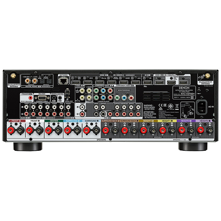 Acheter Denon AVC-X3700H Noir + Cabasse Eole 4 Noir 7.1