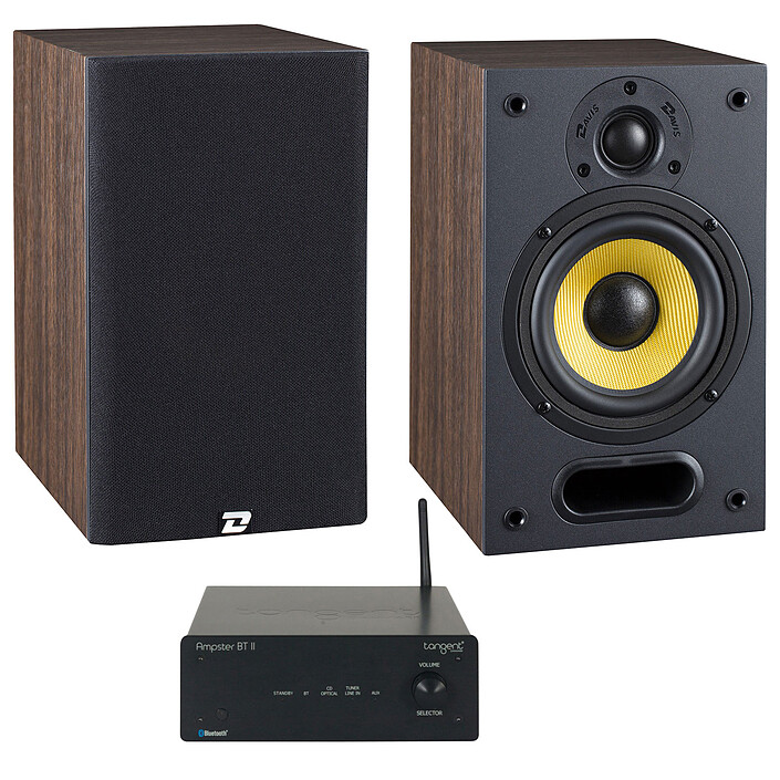 Tangent Ampster BT II Davis Acoustics Mia 20 Walnut