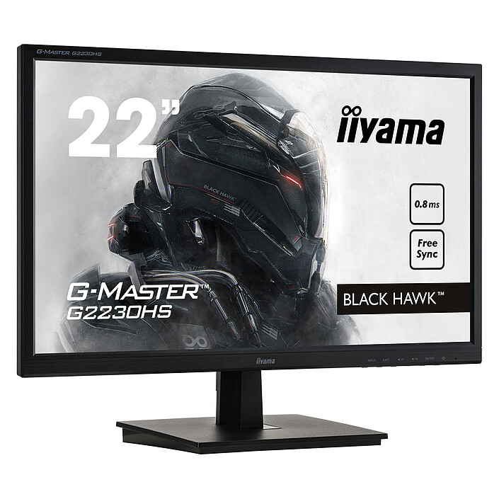 Avis iiyama 21.5" LED - G-Master G2230HS-B1 Black Hawk