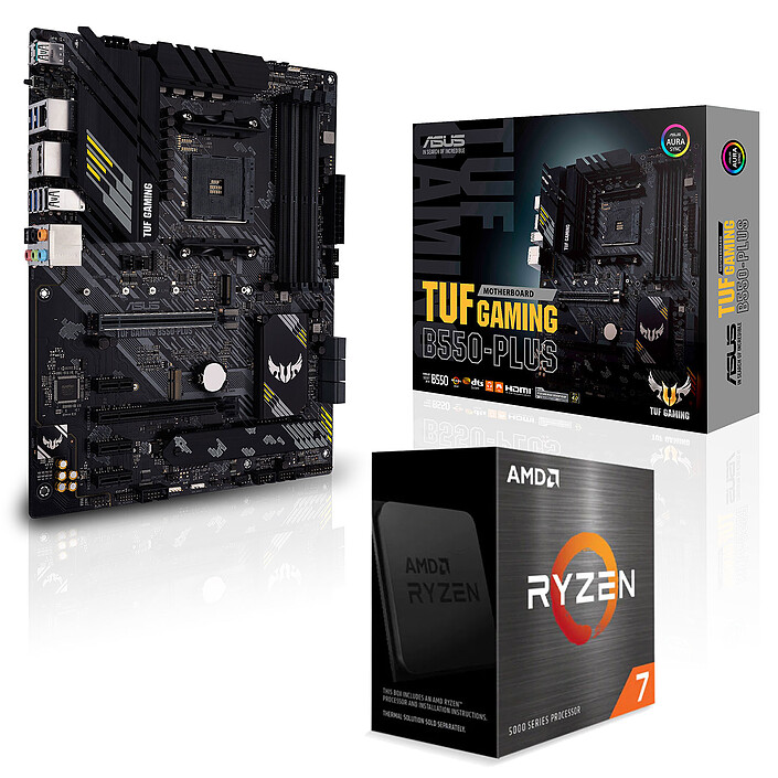 AMD Ryzen 7 5800X ASUS TUF GAMING B550-PLUS PC Upgrade