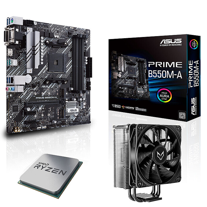 Kit Upgrade PC AMD Ryzen 5 5600X ASUS PRIME B550M-A