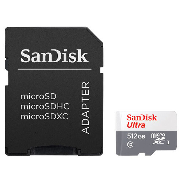 SanDisk Ultra microSDXC 512 Go + adaptateur SD