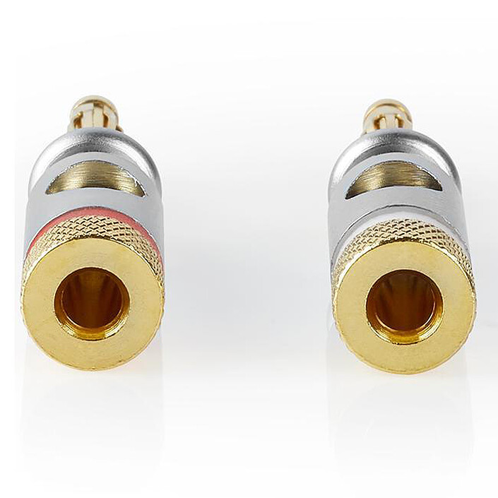 Avis Nedis Lot de 2 Connecteurs Banane Or