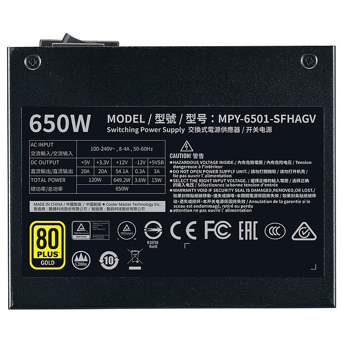 Cooler Master V650 SFX GOLD 80PLUS Gold economico