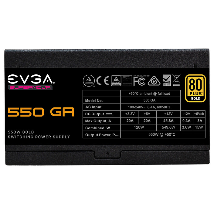 Opiniones sobre EVGA SuperNOVA 550 GA
