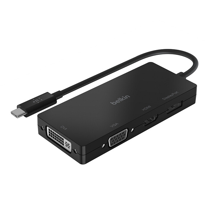 Adattatore Belkin USB-C con 1x 4K HDMI, 1x DisplayPort, 1x DVI, 1x VGA