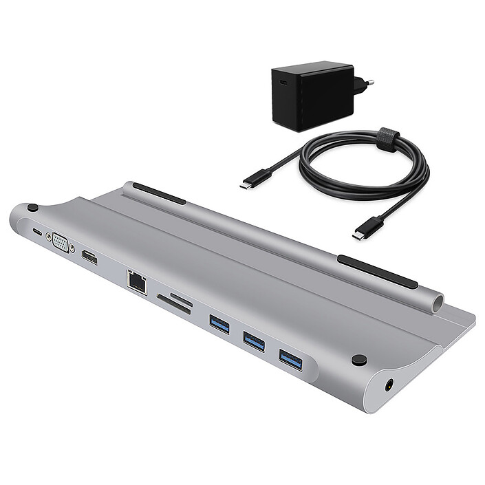 Heden 10-in-1 Hub USB-C + Caricatore universale USB-C (45W)