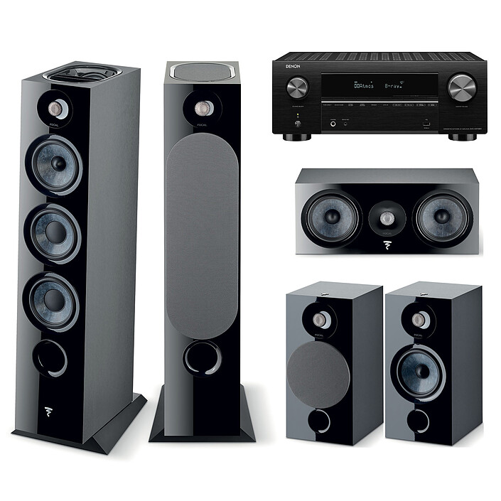 Denon AVC-X3700H Black Focal Pack Chora 826-D Black