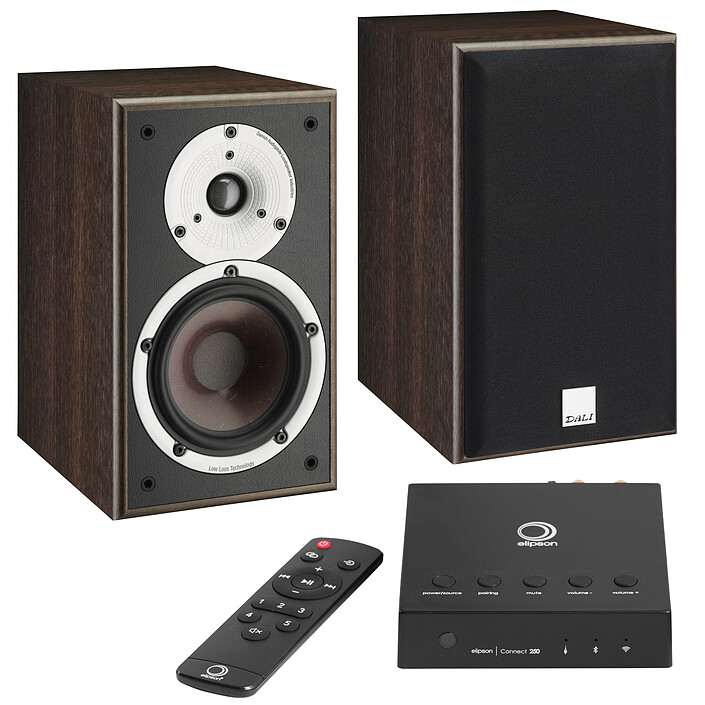Elipson Connect 250 Dali Spektor 2 Walnut
