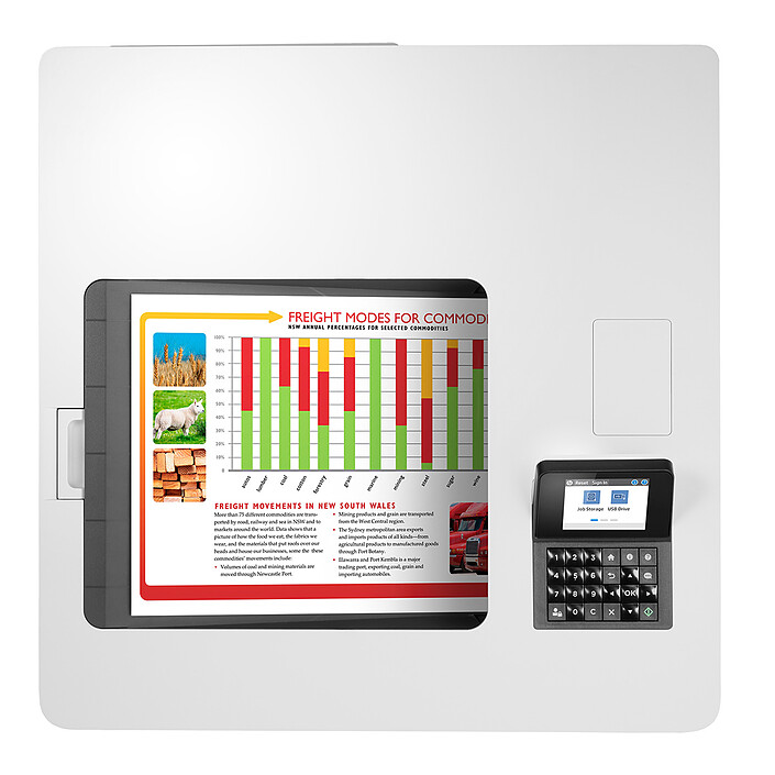 Avis HP Color LaserJet Enterprise M554dn