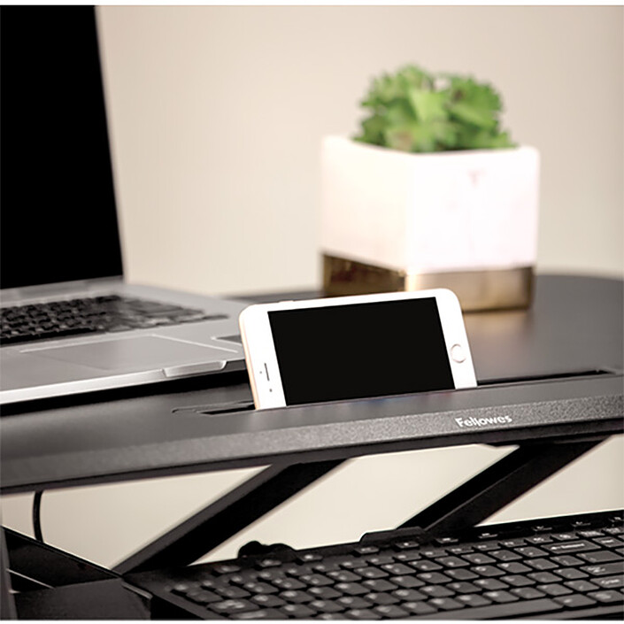 Buy Fellowes Corsivo Sit-Stand Workstation Black