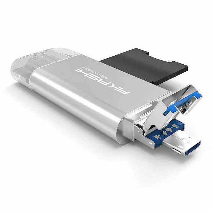 Akashi Lector de tarjetas SD y Micro SD